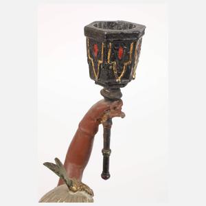 Figürliches Leuchterpaar als Orientalen