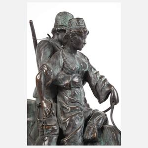 Albert Moritz Wolff, Kosakenpaar zu Pferde