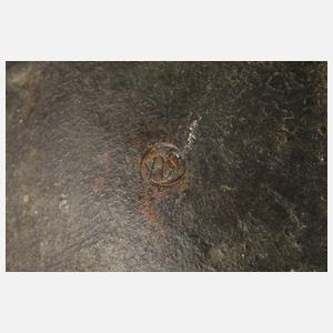 Großer Bronzekopf eines Mannes