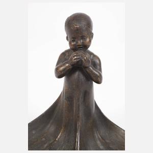 Gustav Gurschner Schale "Ophelia" und Mädchenfigur