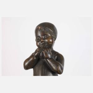 Gustav Gurschner Schale "Ophelia" und Mädchenfigur