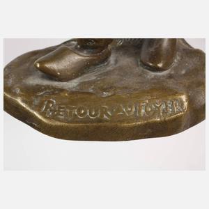 N. Picciole, Arbeiter auf dem Heimweg