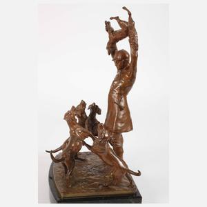 Carl Kauba, Fuchsjagd mit Hunden