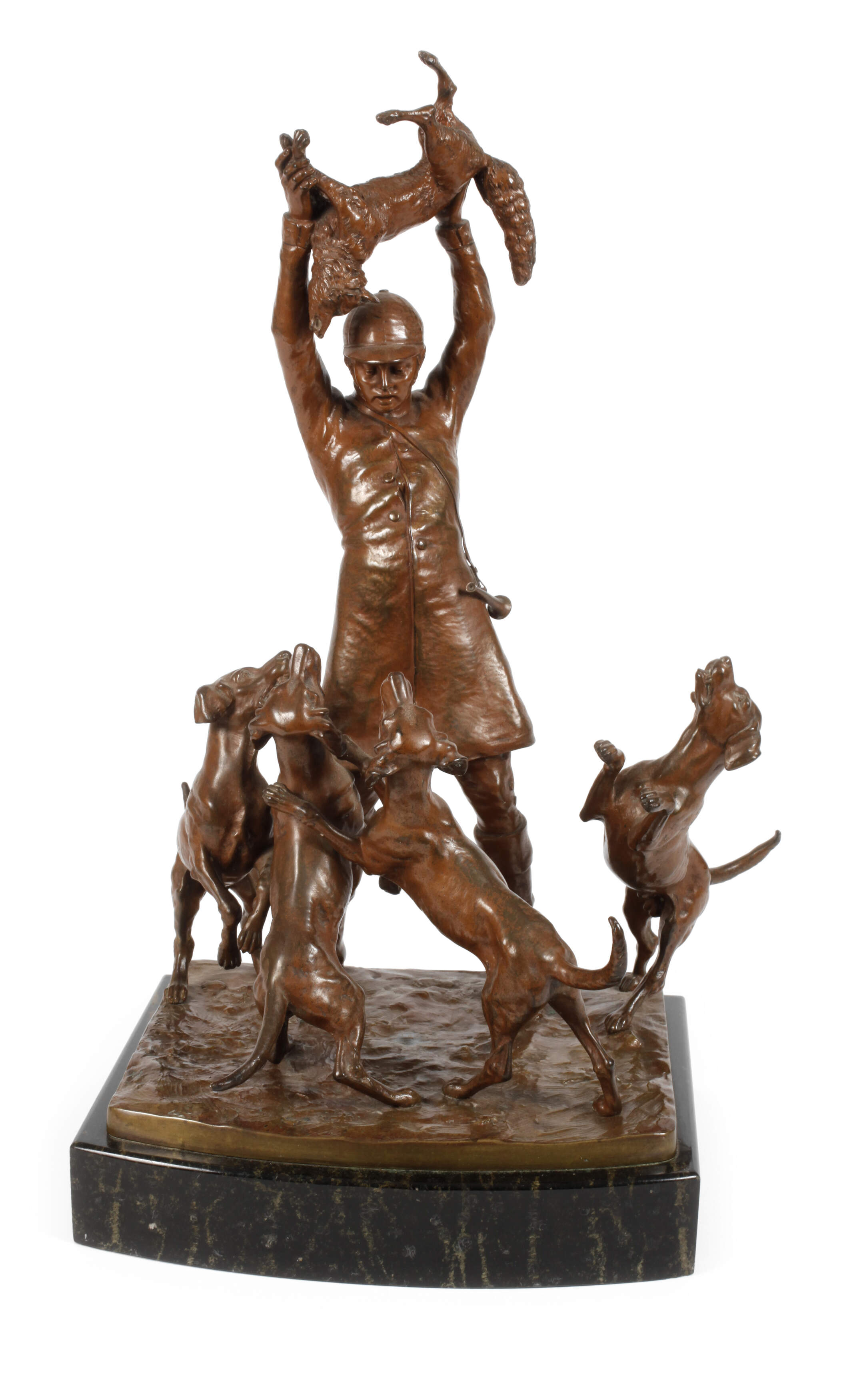 Carl Kauba, Fuchsjagd mit Hunden