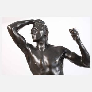 nach Auguste Rodin, "L'Âge d'airain"