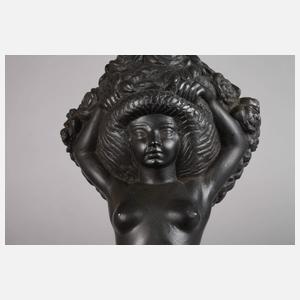 Hedwig Ostertag, kniender weiblicher Akt