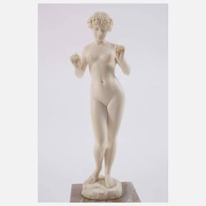Ferdinand Preiss, Elfenbeinskulptur weiblicher Akt
