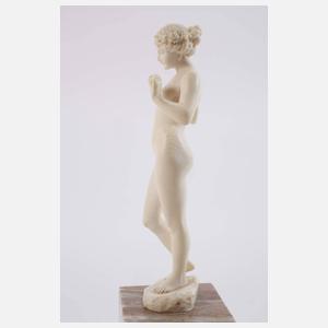 Ferdinand Preiss, Elfenbeinskulptur weiblicher Akt