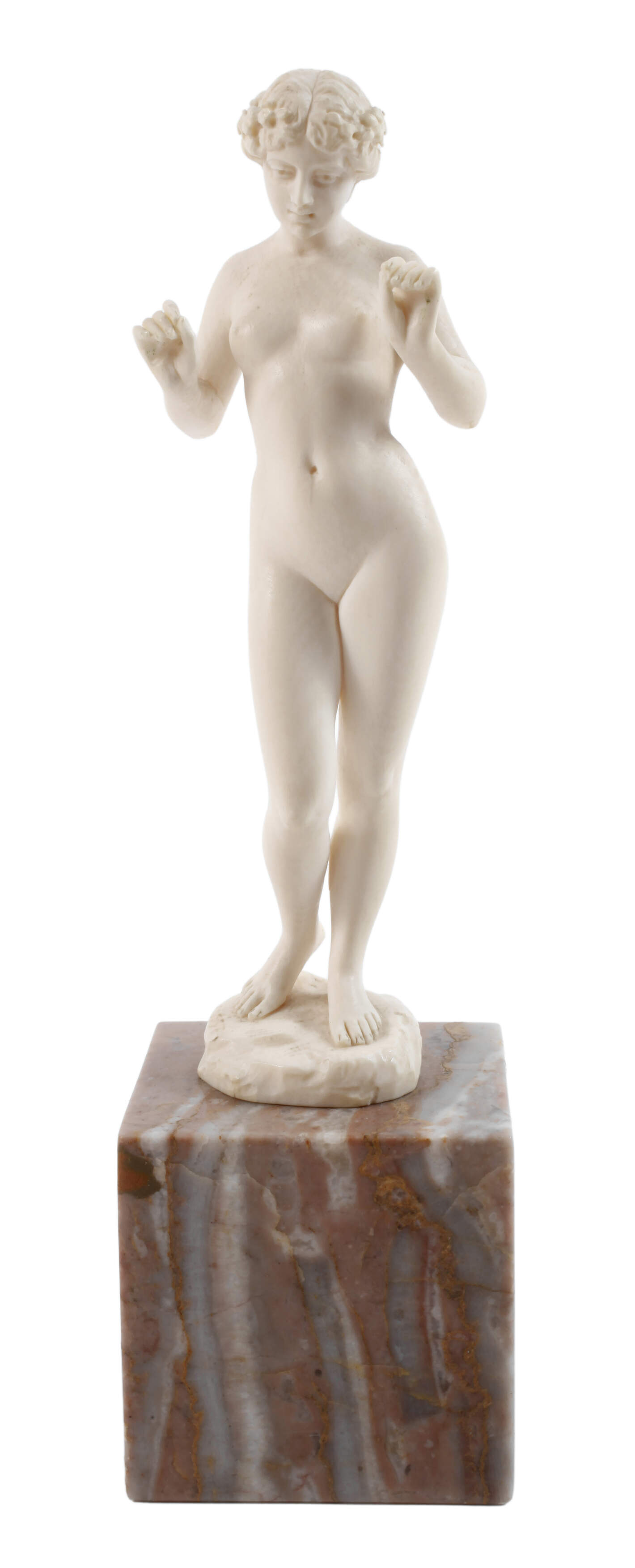 Ferdinand Preiss, Elfenbeinskulptur weiblicher Akt