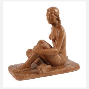 Monogrammist CB, Sitzender Damenakt