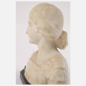 P. Braun, Büste Jugendstilschönheit