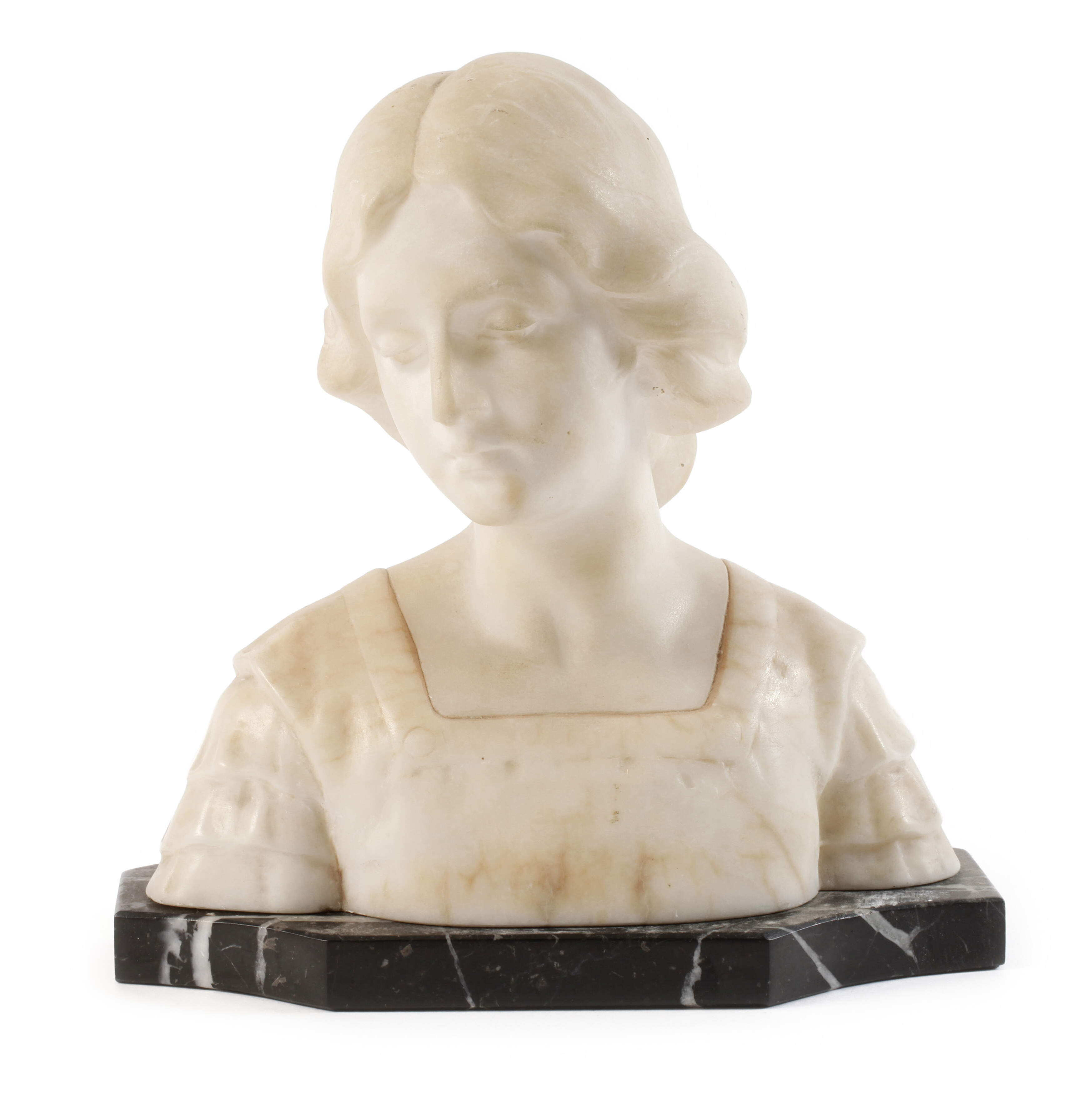 P. Braun, Büste Jugendstilschönheit