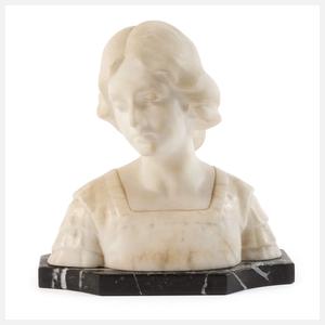 P. Braun, Büste Jugendstilschönheit