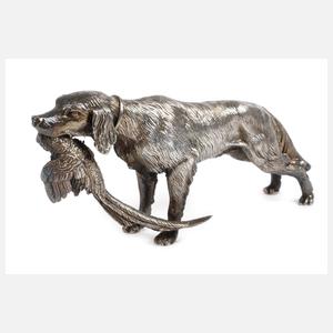Silberminiatur Jagdhund Spanien