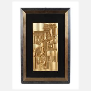 Eduardo Paolozzi, "Relief in Gold"