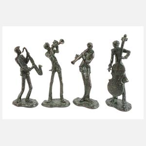 Alfons Burn, vier Jazzmusiker