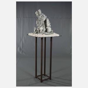 Claudia Biehne, übergroße Porzellanskulptur