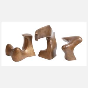 Emma de Sigaldi, drei moderne Skulpturen