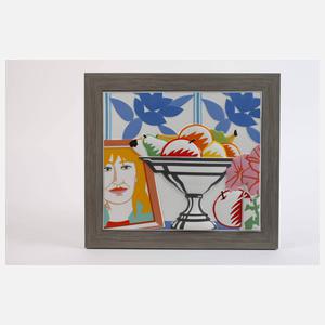 Tom Wesselmann, Porzellanobjekt "Stilleben"