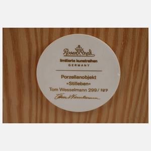 Tom Wesselmann, Porzellanobjekt "Stilleben"
