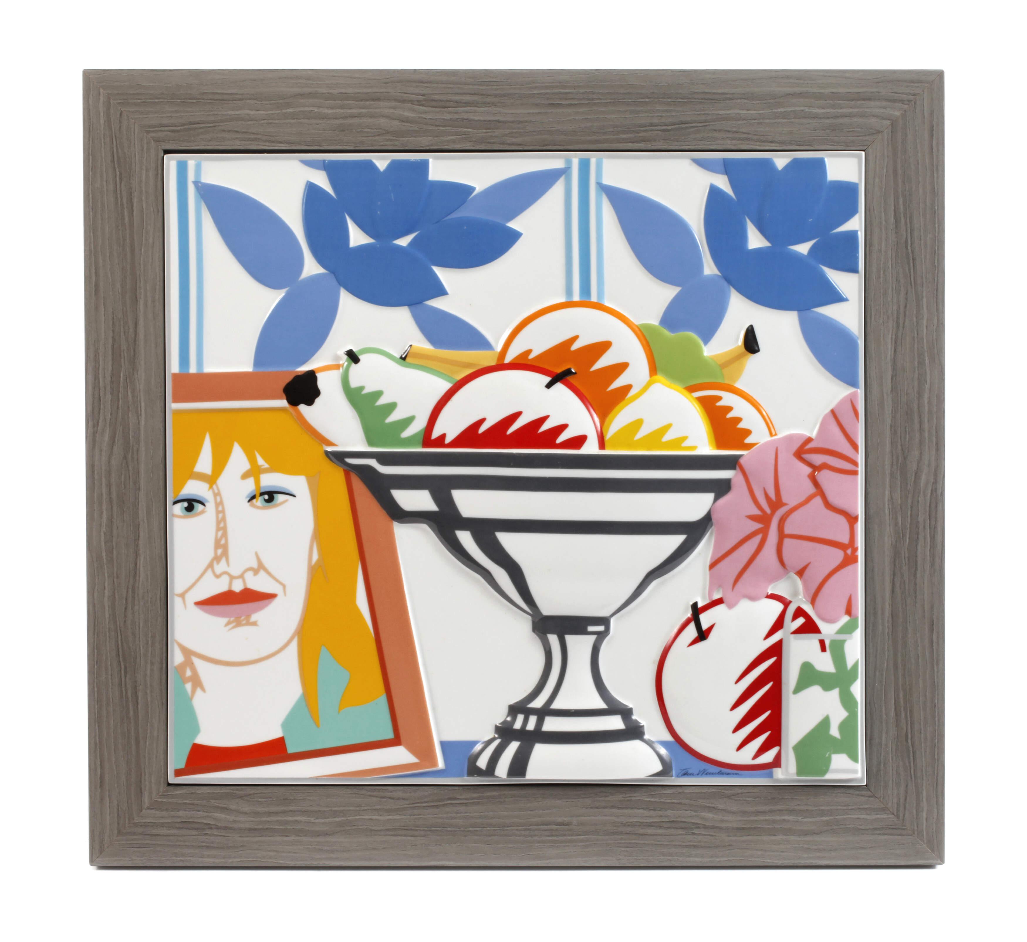 Tom Wesselmann, Porzellanobjekt "Stilleben"