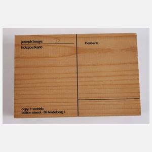 Joseph Beuys, Filz- und Holzpostkarte