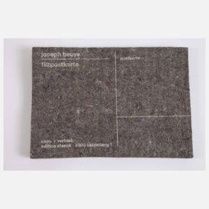 Joseph Beuys, Filz- und Holzpostkarte