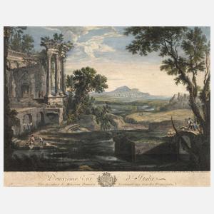 Jean Daullé, "Deuxième vue d'Italie"