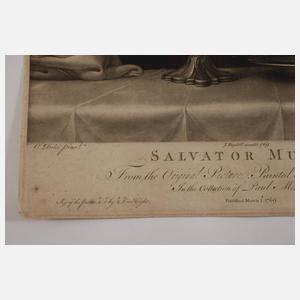 Richard Earlom, "Salvador Mundi"