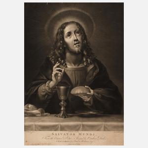 Richard Earlom, "Salvador Mundi"