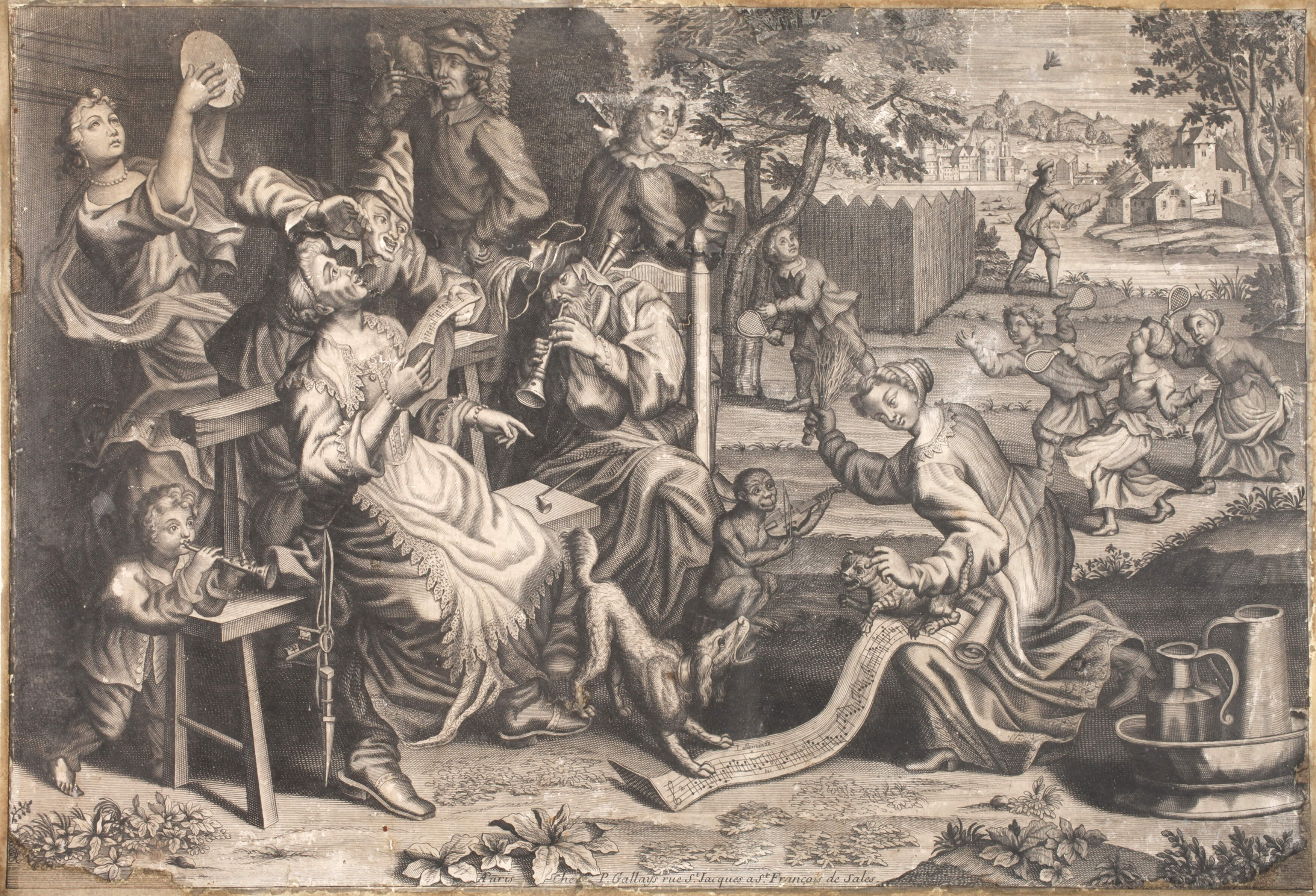 Pierre Gallays, Musizierende Gesellschaft