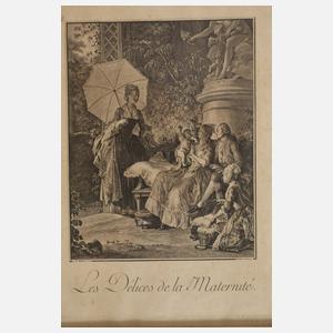 Isidore Helman, attr., Les Délices de la Maternité