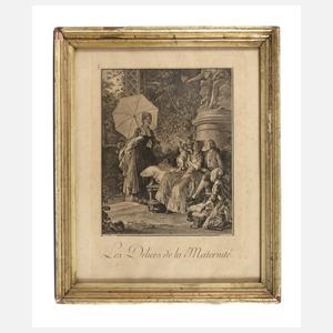 Isidore Helman, attr., Les Délices de la Maternité