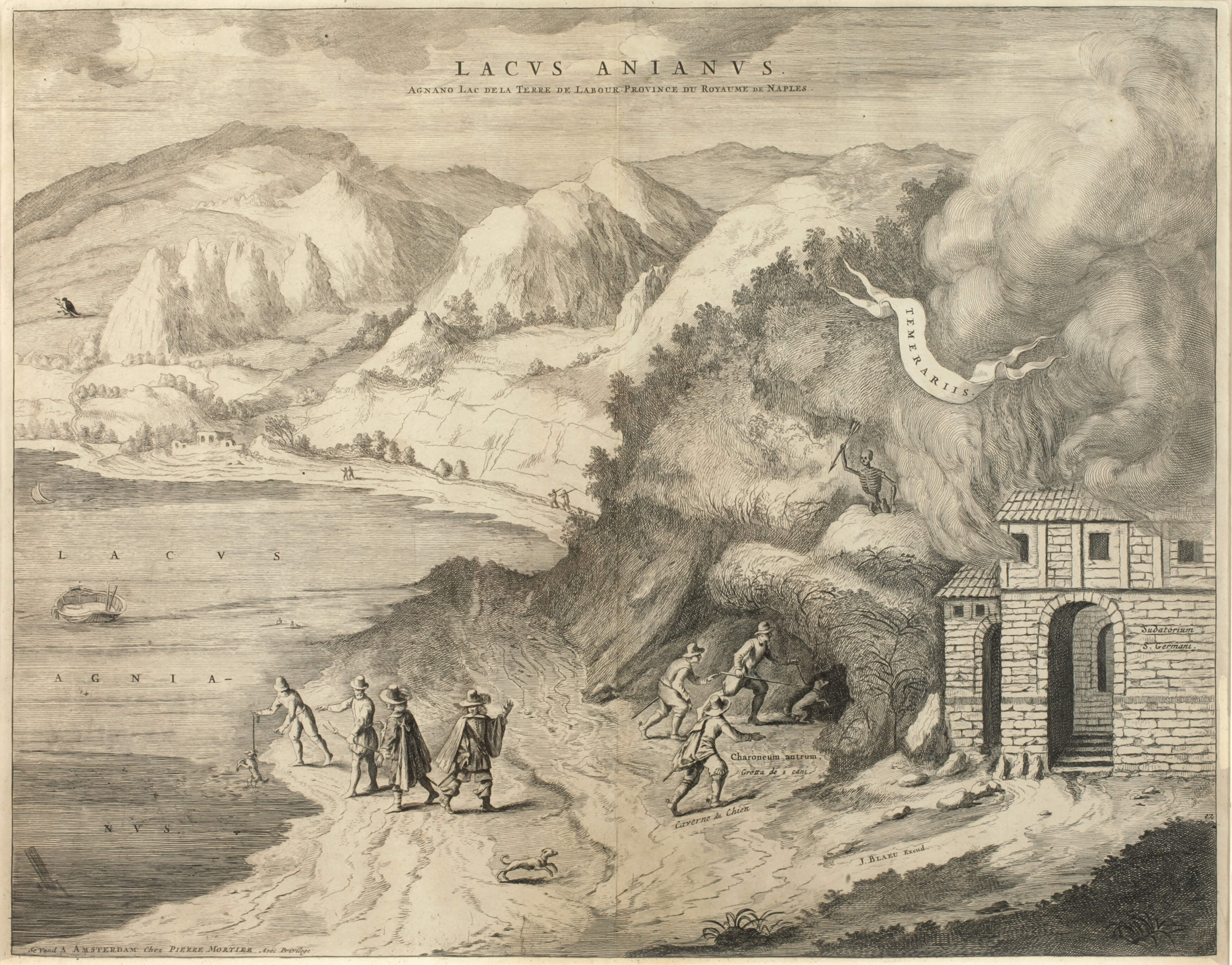 Pierre Mortier, Grotta del Cane