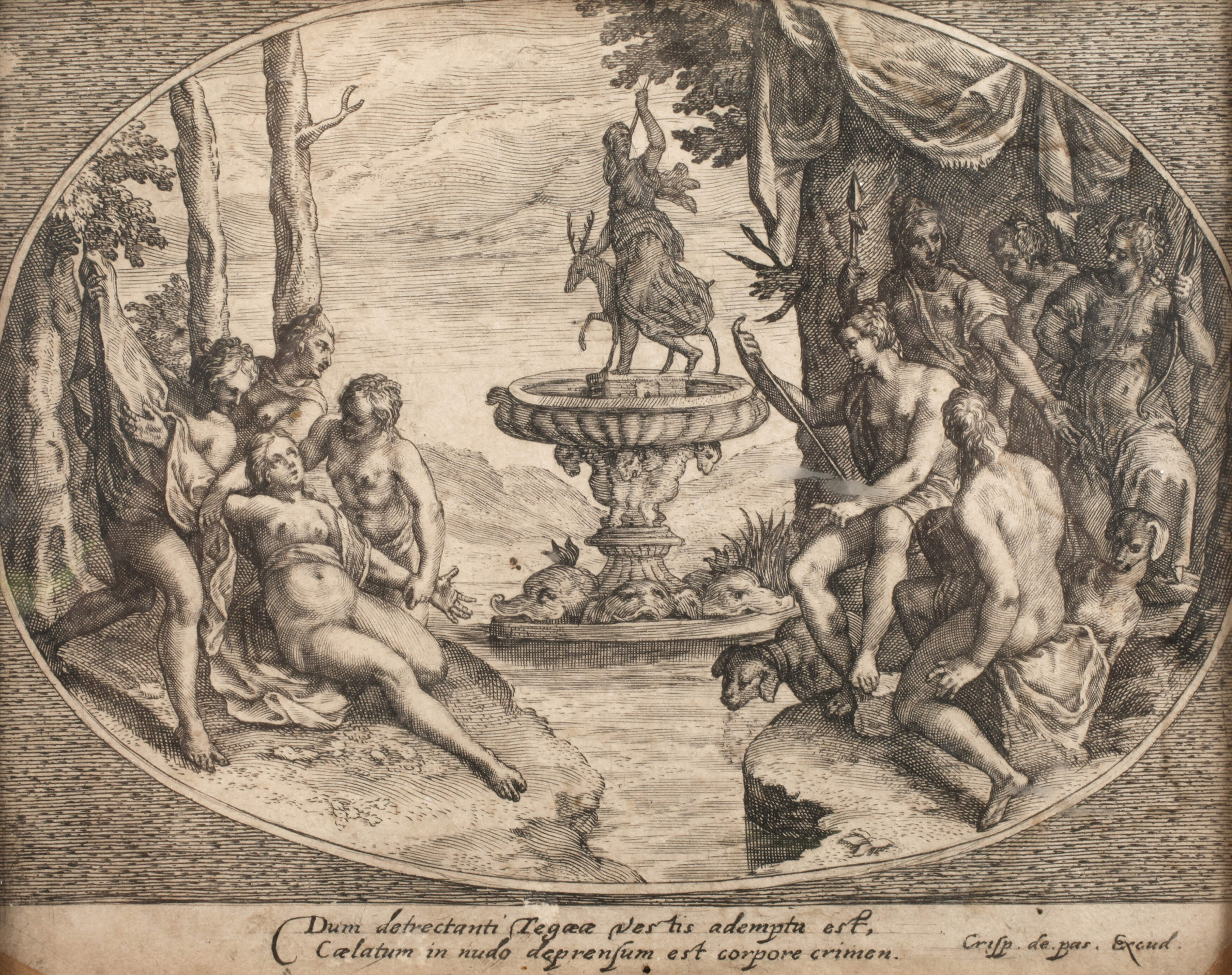 Crispin v. d. Passe, "Die Bestrafung des Aktaion"