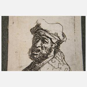 Rembrandt van Rijn, "Schreiender Mann..."