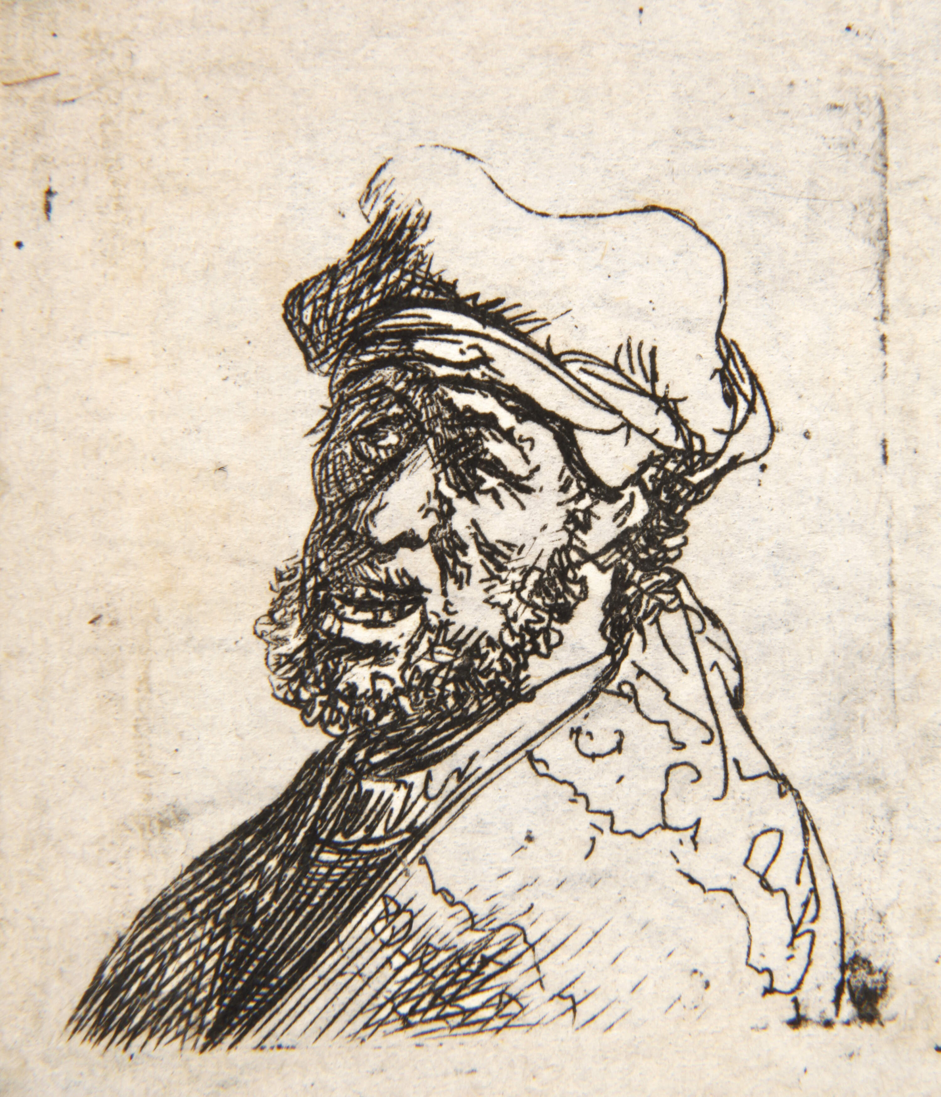 Rembrandt van Rijn, "Schreiender Mann..."