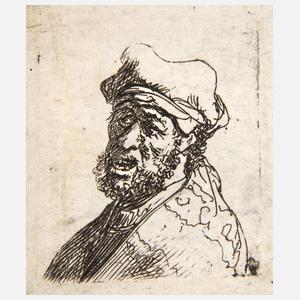 Rembrandt van Rijn, "Schreiender Mann..."