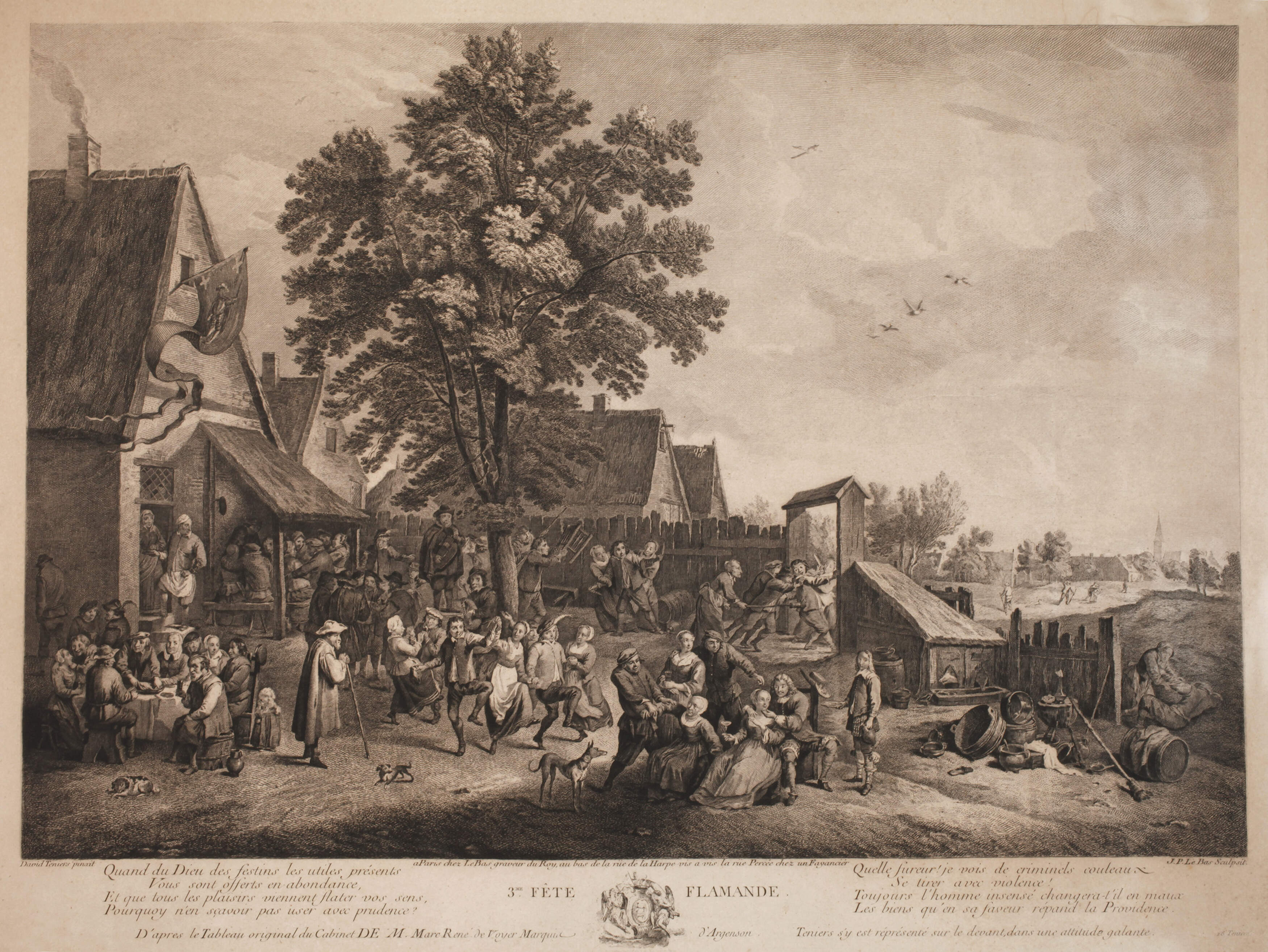 Nach David Teniers, "Féte Flamande"