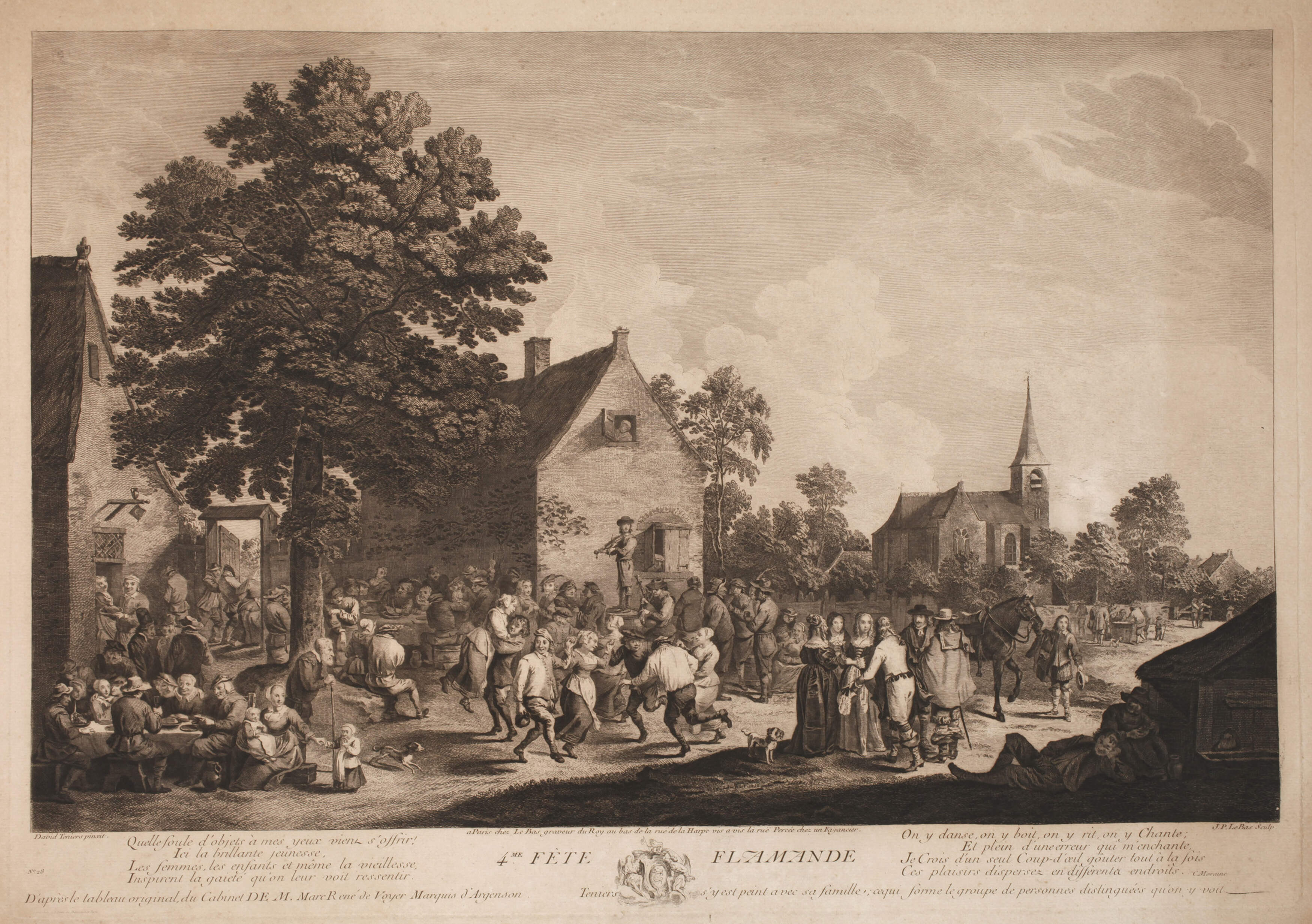 Nach David Teniers, "Féte Flamande"