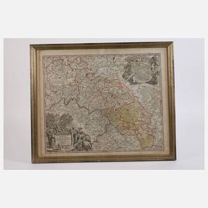 Johann Baptist Homann, Karte Niederschlesien