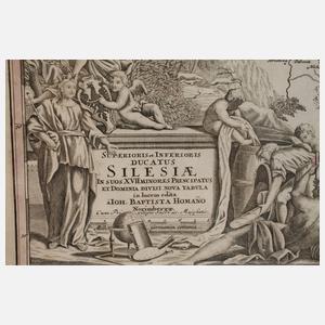 Johann Baptist Homann, Karte Niederschlesien