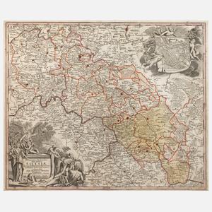 Johann Baptist Homann, Karte Niederschlesien