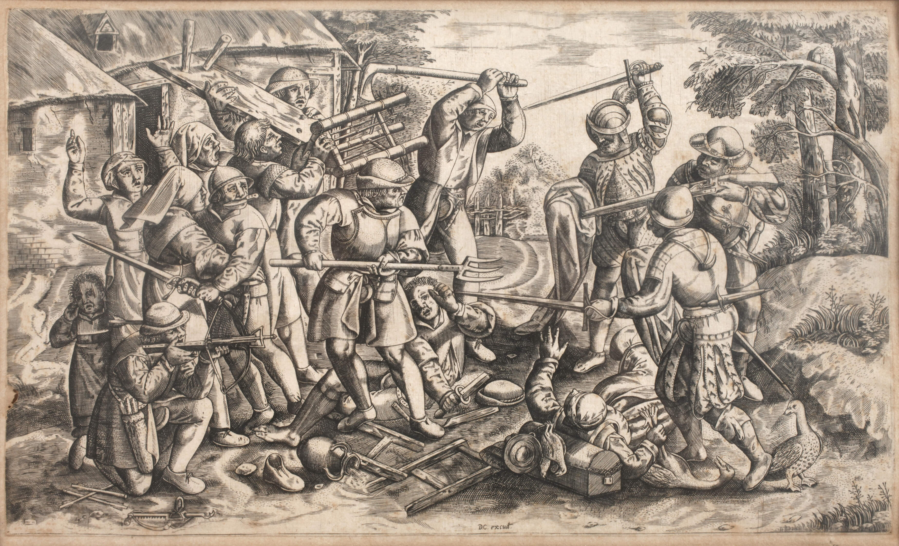 Bauernkriegsszene