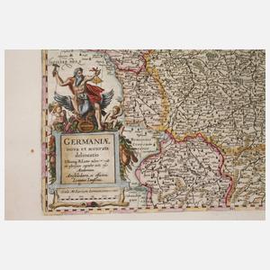 Johannes Janssonius, Karte Deutschland