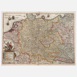 Johannes Janssonius, Karte Deutschland