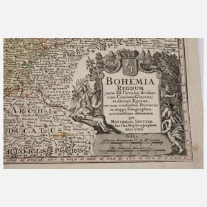 Matthäus Seutter, Karte Böhmen