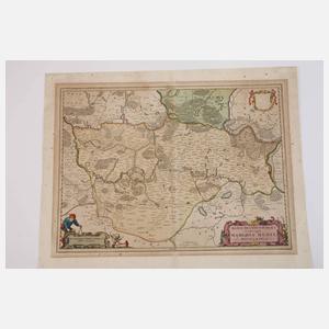 Johann W. Blaeu, Karte Mark Brandenburg