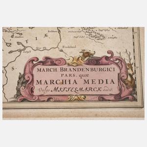 Johann W. Blaeu, Karte Mark Brandenburg
