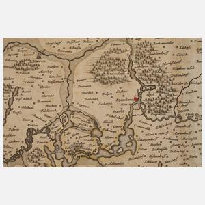 Johann W. Blaeu, Karte Mark Brandenburg